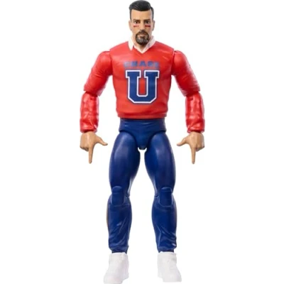 Imagen de Mattel WWE Andre Chase Figura de acción, serie eventos principales #151 6 pulgadas, coleccionable con 10 puntos articulación y aspecto realista