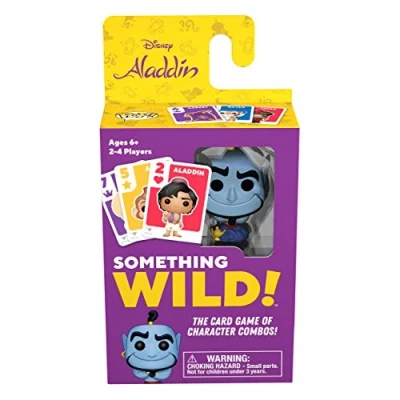 Imagen de Funko 49357 Board Games Signature Something Wild Card Game Aladdin Genie, Multicolour