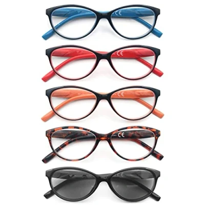 Imagen de HEEYYOK Gafas de Lectura Mujer con Visión Ultra Nítida Especiales Para Lectura. Montura Ligera,Anteojos Leer Moda Ojo Gato