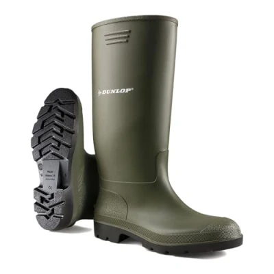 Imagen de Dunlop Hombre Verde Caucho Botas De Agua EU 42