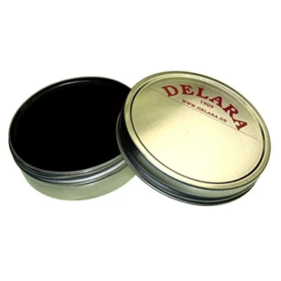 Imagen de DELARA Bálsamo para Cuero con yoyoba y Cera de Abejas, Color: Negro Made in Germany