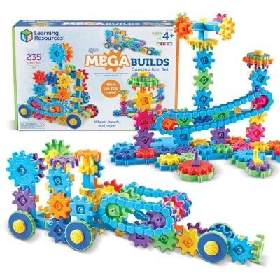 Imagen de Learning Resources Set para Crear megaconstrucciones Gears! Gears, de construcción Stem con Engranajes, 235 Piezas, 4+ años