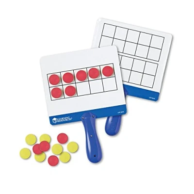 Imagen de Learning Resources Tablas de respuestas magnéticas con cuadrículas diez casillas