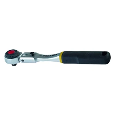 Imagen de PROXXON 23 074 2223074 Carraca 1/4&quot; Cabeza articulada 90º, Rojo