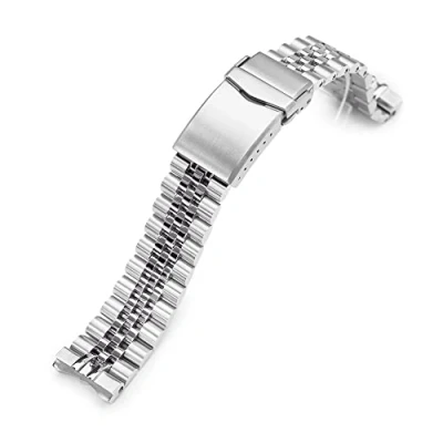 Imagen de MiLTAT 20 mm Super J Louis Correa de reloj metal compatible con Seiko SPB143 63Mas 40,5