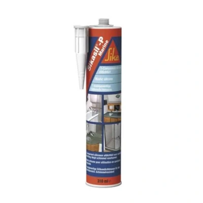 Imagen de Sika sil P Masilla de silicona universal para sellado (300 ml), transparente