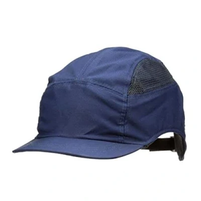 Imagen de 3M™ First Base™ 3 Gorra de protección 2021101, Extra, azul marino, visera recortada, 55 mm