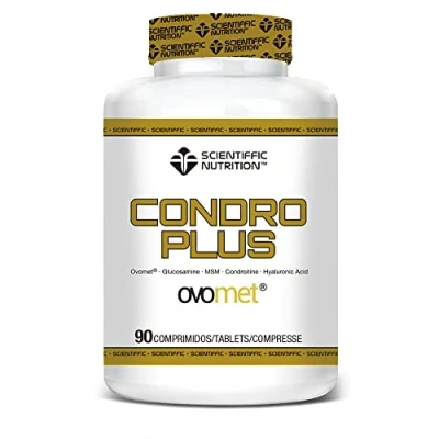 Imagen de Scientiffic Nutrition Condroplus, con Colágeno, Ácido Hialurónico y Glucosamina, para Mantener las Articulaciones Sanas Fortalecerlas, Previene Lesiones 90 Cápsulas.