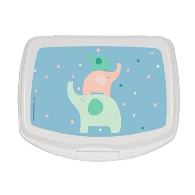 Imagen de Safta M927 Sandwichera Rectangular, Portatodo, Calidad y Máxima Resistencia, Porta Comida, Recreo, 17x14x6, Color Verde Menta Pastel, Estándar (M927)