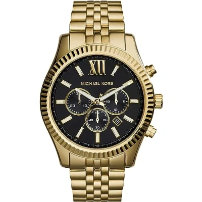Imagen de Michael Kors Lexington Cronógrafo goldcoloured, Talla: One Size, Gold coloured
