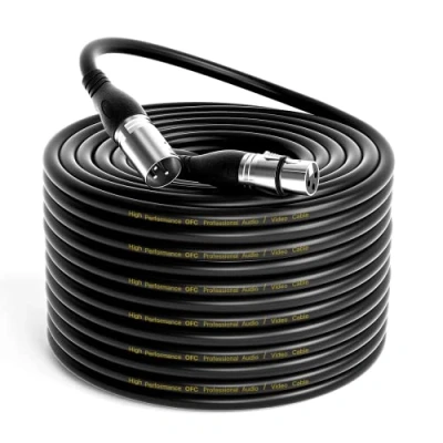 Imagen de EBXYA Cable XLR de micrófono 30M 3 pines balanceado macho a hembra parche escenario para mezclador audio