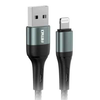 Imagen de AMiO 03913 Cable USB para cargar negro