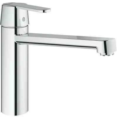 Imagen de GROHE Get, Grifo de cocina (caño bajo, giro 360º, menor consumo agua, sistema instalación rápida), cromo, 30197000