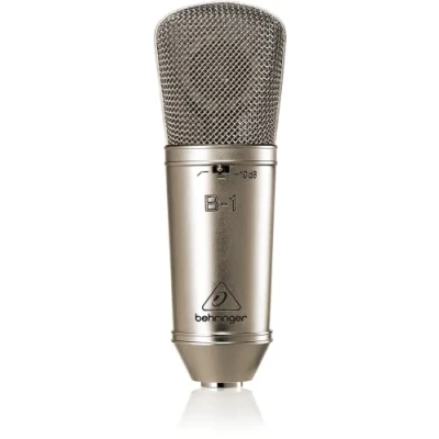 Imagen de Behringer B 1 Micrófono de Condensador Estudio Diafragma Grande con Pulverizador Oro