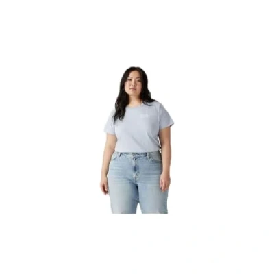 Imagen de Levi&#039;s Plus Size Perfect Tee Camiseta, Holmes Floral Bw Fill Kentucky Blue, XL Mujer
