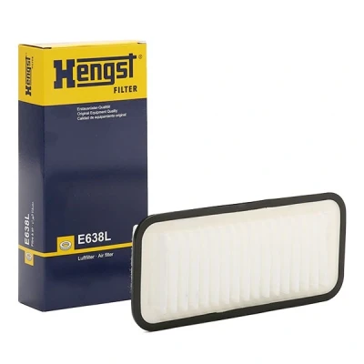 Imagen de HENGST FILTER E638L Filtro de aire 45 115 260 Cartucho filtrante TOYOTA: Yaris III Hatchback, I II Hatchback