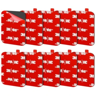 Imagen de FIXCHORD 3M VHB Cinta Adhesiva Doble Cara Extra Fuerte, Almohadilla Rectangular, Tiras Adhesivas, Resistentes al Agua y Altas Temperaturas para Automóviles, Hogar Oficina 50 * 50mm