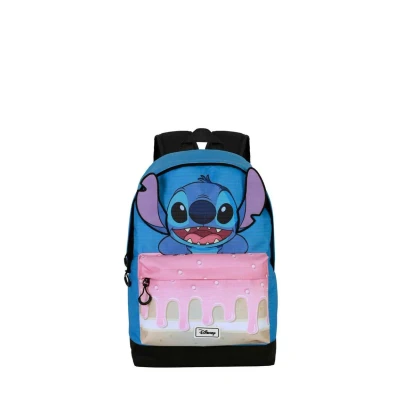 Imagen de Karactermania Mochila escolar para niños, Talla: One Size, Lilo and stitch blue