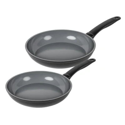 Imagen de KUHN RIKON EASY CERAMIC Set sartenes Ø 24 cm y 28 cm, de aluminio 100% reciclado