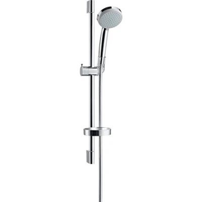 Imagen de Hansgrohe 27776000 Croma 100 Vario set de ducha, 0,65m, 2 tipos chorro, ahorro agua, cromo