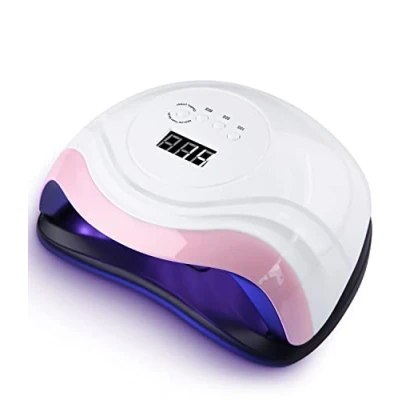 Imagen de 168W Lámpara Uñas, Blanco, NEFLSI Secadora de LED/UV,Gel Curado Máquina 36LED y Pantalla LED, con 4 Temporizador 10s,30s,60s 99s Para Manicura Pedicure Nail Art Hogar el Salón