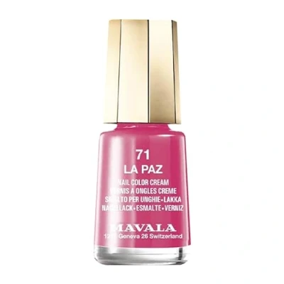 Imagen de MAVALA Mini Colors la Paz 71 5 ml, Esmalte de Uñas Pequeño, Color Rosa Fucsia, Minimiza Evaporación, Formulados con Ingredientes Seleccionados, Práctico para Llevar