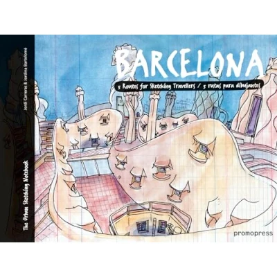 Imagen de Barcelona. 5 rutas para dibujantes (The Urban Sketching Notebook) [Idioma Inglés]: Routes for Travelers /