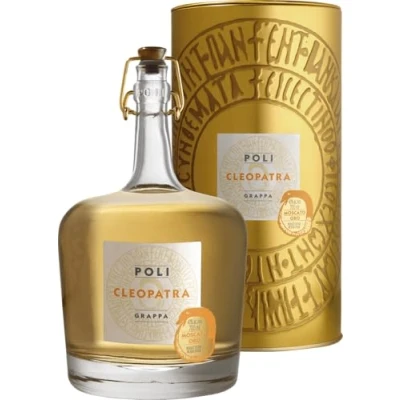 Imagen de Poli Grappa Cleopatra Moscato Oro 40% Vol. 0,7l in Tinbox
