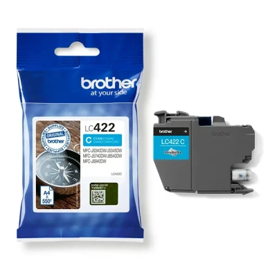 Imagen de Brother LC 422C Cartucho de Tinta para MFC J5340DW, J5345DW, J5740DW, J6540DW, J6940DW