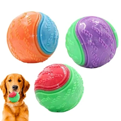Imagen de perro, 3 piezas, perro chillona, scooby doo juguete limpieza dientes, cachorro interactivo masticar duradero, suave ir a buscar bolas para