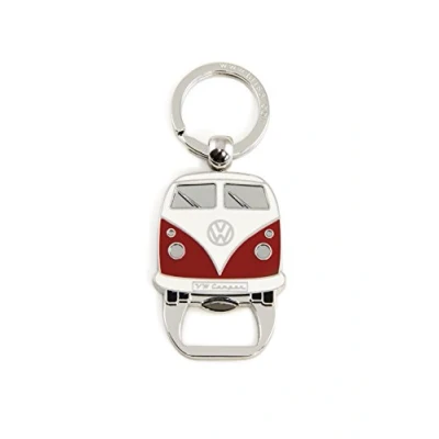 Imagen de BRISA VW Collection Llavero de Metal esmaltado con abridor Botellas T1 Camper Bus (Rojo)