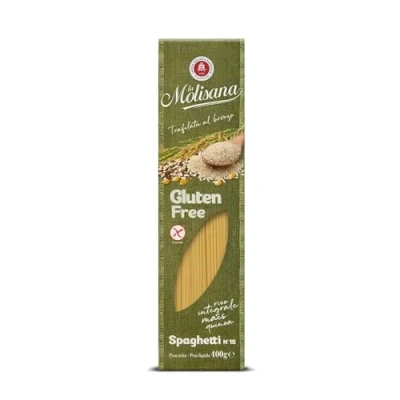 Imagen de La Molisana, Espaguetis n.º 15 sin gluten, pasta gluten trefilada de bronce con arroz integral, maíz y quinua Paquete 400 g