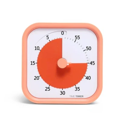 Imagen de Time Timer Mod Edición Casa Visual para Niños y Adultos de 60 Minutos Cuenta Atras, Herramienta Estudio con Funcionamiento Silencioso (Naranja Salmon)