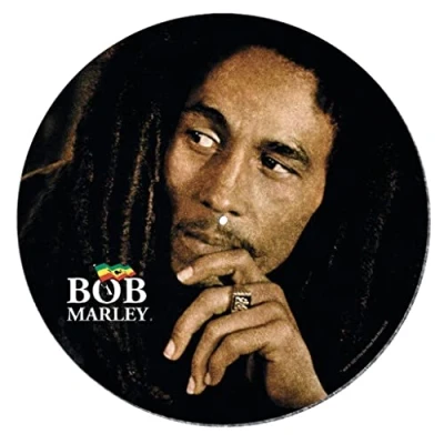 Imagen de Pyramid International Bob Marley Tapete para tocadiscos mezclar, rascar DJ y escuchar el hogar (diseño de leyenda)