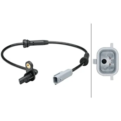 Imagen de HELLA 6PU 012 679 221 Sensor de ABS Eje trasero activo 2 DACIA: LOGAN