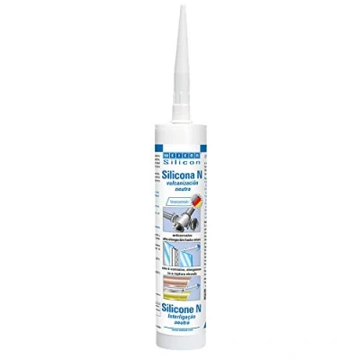 Imagen de WEICON Silicona N 310 ml Adhesivo neutro y resistente Transparente
