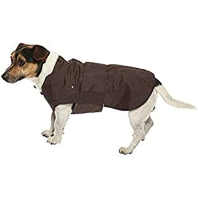 Imagen de Croci C7074884 Abrigo Impermeable Montreal para Perros, Marrón, 70 cm
