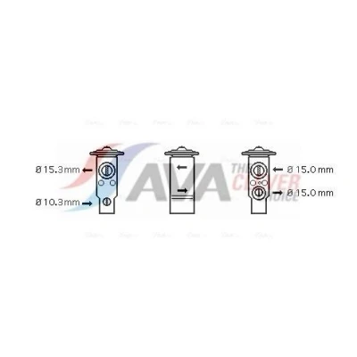 Imagen de AVA COOLING SYSTEMS TO1070 Válvula de Expansión