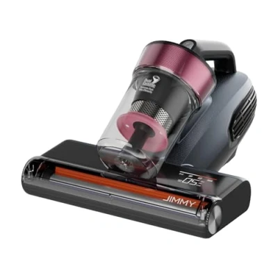 Imagen de Jimmy BX8 Aspirador de Mano para Colchones, 600W 15kPa Aspiradora Antiacaros con Luz Ultravioleta UV C, Calienta hasta 65C, Sensor ácaros, Pantalla LED, Función Iones Negativos
