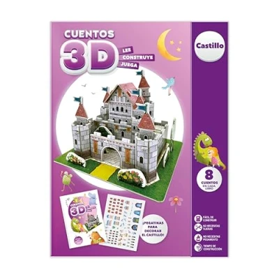 Imagen de Cuentos 3d Castillo. Tapa Dura Con Cierre Magnético