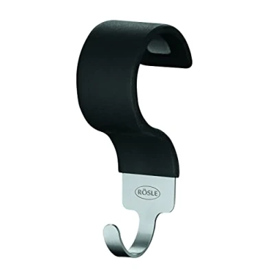 Imagen de RÖSLE Juego de ganchos, alta calidad para la barbacoa redonda con tapa Nº 1 F50/F60/F50 AIR/F60 AIR/G60, acero inoxidable 18/10, silicona, 5 piezas