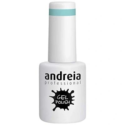Imagen de Andreia Pintauñas Semipermanentes Esmalte Semipermanente Profesional para Uñas de Gel Manicura con Brillo Intenso que Dura Hasta 4 Semanas Color 201 Azul Sombras Verde 10,5 ml