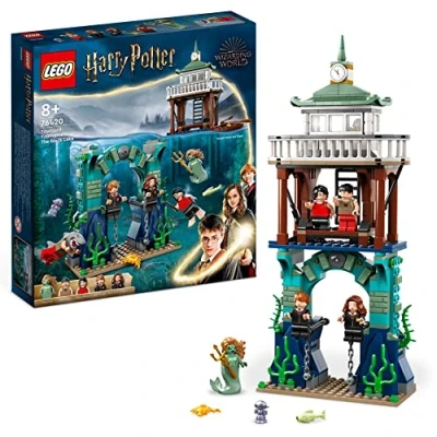 Imagen de LEGO 76420 Harry Potter Torneo de los Tres Magos: El Lago Negro, Juguete Construcción para Niños, Película Cáliz Fuego, Mini Figuras Ron y Hermione