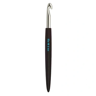 Imagen de Prym Gancho de Ganchillo para Lana, Aluminio Suave, Color Plateado, 8 mm x 14 cm Largo, 17 3 1