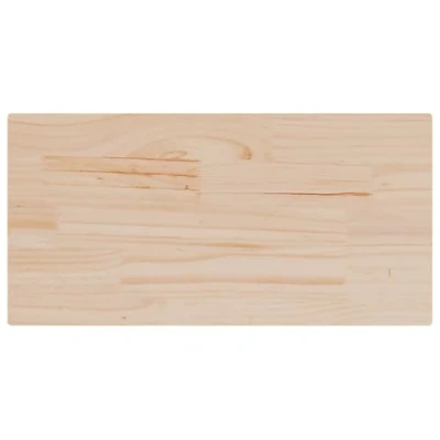 Imagen de vidaXL Tablero de Mesa Rectangular 2 uds Madera Pino 80x40x1,7 cm, Superficie Mesa, Madera, Centro