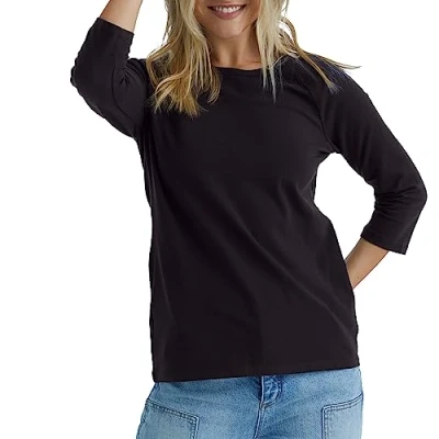 Imagen de Hanes O9343 Camisa, Negro, XXL para Mujer
