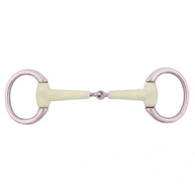 Imagen de BR Single Jointed Eggbutt Snaffle Pony Apple Mouth 15 mm