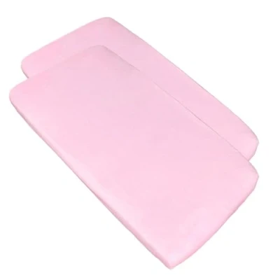 Imagen de Sabana Bajera de coralina Ajustable para Cuna 60x120 .Sabana Invierno Muy Suave (2UNIDADES Rosa)
