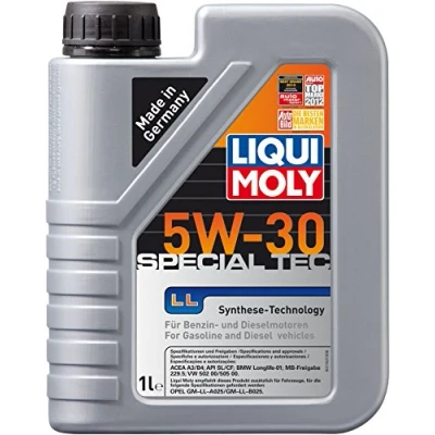 Imagen de Liqui Moly 1192 Leichtlauf Special LL 5W 30 Aceite antifricción con tecnología HC para Motores de automóviles 4 Tiempos (1 L)