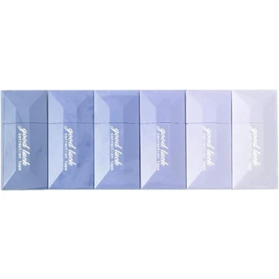 Imagen de FonVan 6 Piezas Cintas Correctoras, 6m x 5 mm, Mini rollers correctores blancas, Correction Tape, Cinta de Corrección para Oficina Material Escolar, Estudiantes, niños (Azul Degradado)
